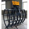Buy cheap Cotton CE Excavator Attachment Haystack Excavator Rotating Grapple from wholesalers