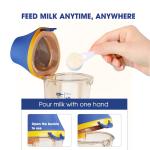 Nice Papa Self Patents Anti Colic Flip Cap Baby Bottle Extra Wide Neck One Hand