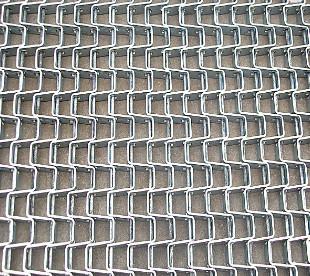 Buy cheap 304 Stainless Steel Diamond Mesh Self Furring Metal Lath Conveyor Belt from wholesalers