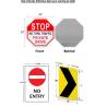 Buy cheap Custom Reflective Red Black And White No Stop Sign Road Signs Clipart Printable Stop Sign Svg from wholesalers