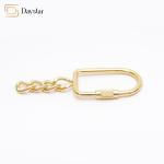 Diy Keychain Crafts / Jewelry Making Metal Locking Carabiner Keychain With Jump