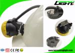 Industrial Lighting LED Miners Cap Lamp 10000lux 7.8Ah Battery With Silicon