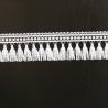 Buy cheap 20KJ89 Polyester White Flower 50mm Embroidery Lace Trim from wholesalers