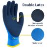 Buy cheap 13 Gauge Double Layer Latex Gloves Abrasion Resistant Work Gloves OEM ODM from wholesalers