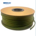 Cotton Nylon Sleeve Green Mesh Braided Sleeving For Wiring Harness