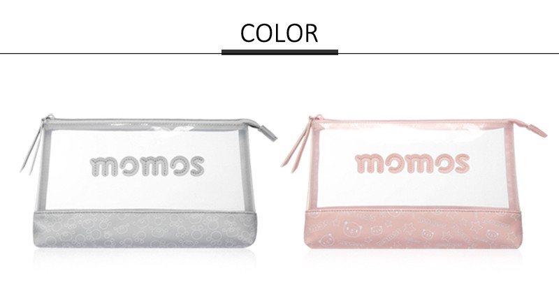 Cartoon PU Leather Makeup Toiletry Travel Bags For Girls