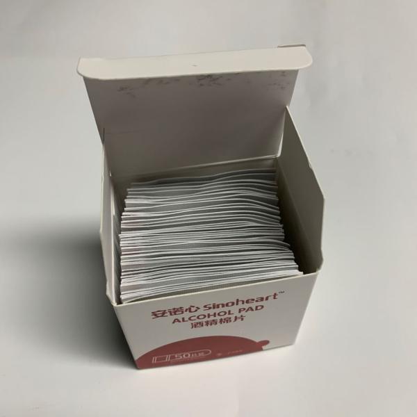 Buy cheap OEM ODM Latex free 6*6cm 75% Alcohol Cleaning Pads from wholesalers