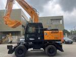 Hyundai R210w-7 Wheeled Excavator Fast Moving Second Hand 20.5t