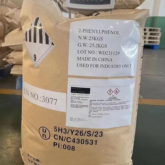 Buy cheap C12H10O O-Phenyl Phenol OPP Pesticide Raw Material Of Preservative CAS 90-43-7 from wholesalers
