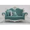 Buy cheap Cyan OEM Tufted Velvet Sectional Wooden Classic Sofa Set Living Room 2 Seat from wholesalers