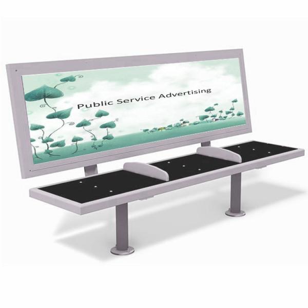 Buy cheap Galvanized Steel OHSAS18001 Certificate Public Bus Stop Bench from wholesalers