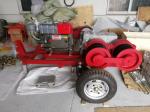 Diesel Engine Powered Cable Winch Puller For Tower Erection 9 HP