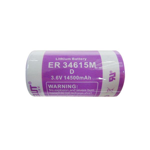 ER34615m Lithium Battery Primary 14500mAh Li Socl2 3.6V Battery