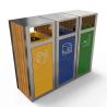 Buy cheap 36L Outdoor Wooden Trash Can from wholesalers