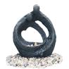 Buy cheap Abstract Couple Copper Water Fountains With Stainless Steel Ball from wholesalers