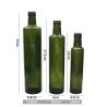 Buy cheap Black Screw Cap Glass Olive Oil Bottle Steel Pourer Customized Capacity from wholesalers
