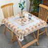 Buy cheap Oil-Proof PVC Round Plaid Tablecloth for 10-Person White Round Table Classic Style from wholesalers