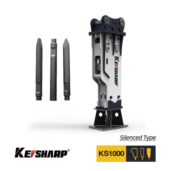 Buy cheap KS1000 Box Type Hydraulic Breaker 255mm Chisel Diameter For 90-160 Ton Excavator from wholesalers