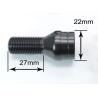 Buy cheap Black Bmw Locking Wheel Bolts M14x1.25 Millimeter With 4 Nuts And 2 Keys from wholesalers