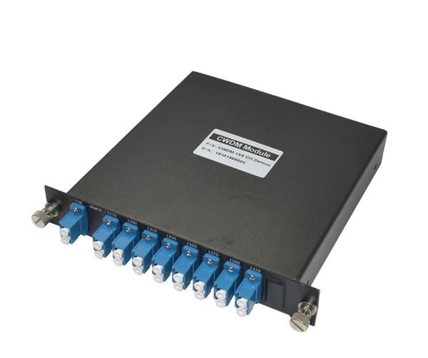 Buy cheap LGX 8 Channel CWDM MUX Demux Module 1470~1610nm Duplex / Single Fiber For WDM Networks from wholesalers