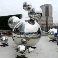 Buy cheap H250cm SS304 SS316 Outdoor Metal Sculpture Hollow Sphere product