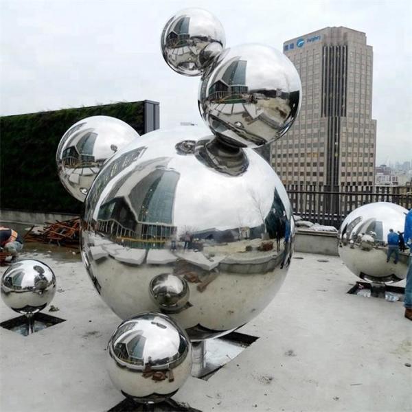 Buy cheap H250cm SS304 SS316 Outdoor Metal Sculpture Hollow Sphere from wholesalers