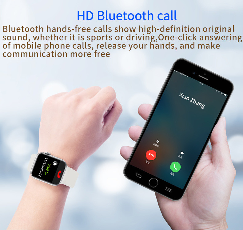 Fitness Tracker Apple Watch Series 4 Phone Calls , 1.54 Inch Smartwatch You Can Reply To Texts