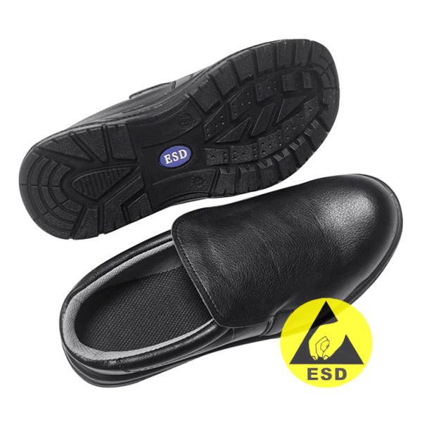 Buy cheap Industrial Cleanroom Black ESD Safety Shoes Anti Slip Comfortable from wholesalers