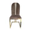 Buy cheap Gold Leg Velvet Dining Chairs from wholesalers