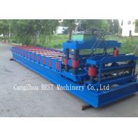 Buy cheap Corrugated Roof Tile Roll Forming Machine 350H Steel Hydraulic Cutting product