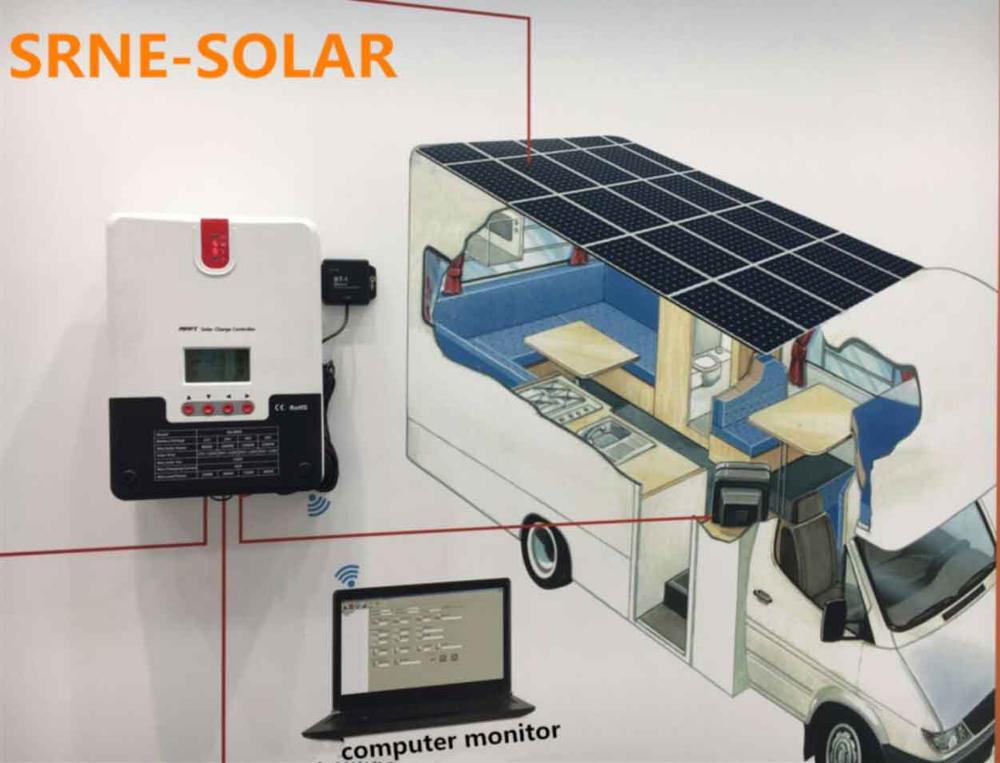 Waterproof Mppt Charge Controller ML2420 Solar Power Controller With RS232