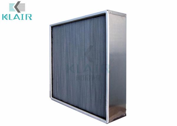 Buy cheap Stainless Steel High Efficiency Particulate Air Filter Heat Resistance 350℃ from wholesalers