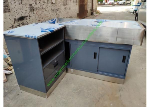 Buy cheap Custom Sized Cash Register Checkout Counter For Shop And Retail Stores from wholesalers