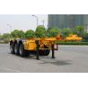 Buy cheap 20ft Skeletal Or Flatbed Container Trailer Chassis In Truck Semi Trailer from wholesalers