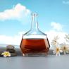 Buy cheap Clear Vodka Whisky Brandy Glass Bottle with Cap 250ml 500ml 750ml Popular Choice from wholesalers