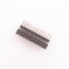 Buy cheap Dual row 2.54mm pitch 90 degree male header from wholesalers