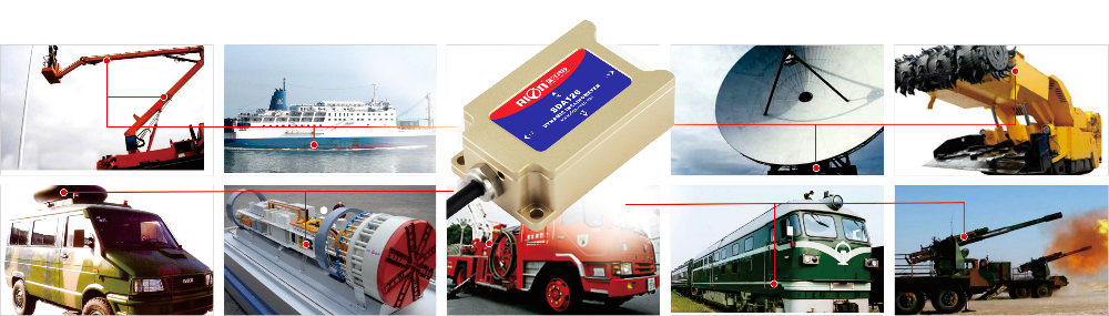MTBF Single Axis Inclinometer High Sensitivity Wearproof Cables