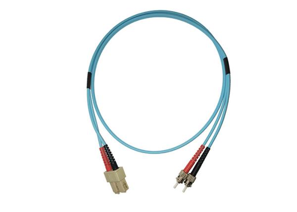 Buy cheap SC - ST 10G OM3 50 / 125 Fiber Optic Patch Cord / Fiber Optic Jumper Cable from wholesalers