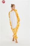 Wholesale Soft Flannel Fleece Funny Giraffee pajamas Mascot Costumes