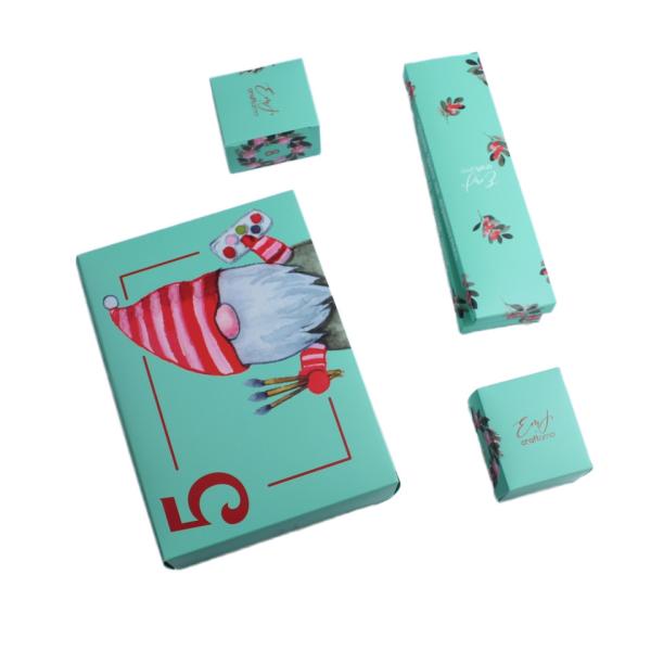 Buy cheap Custom Recyclable Mystery Surprise Paper Boxes Packaging Christmas Cosmetic Product from wholesalers