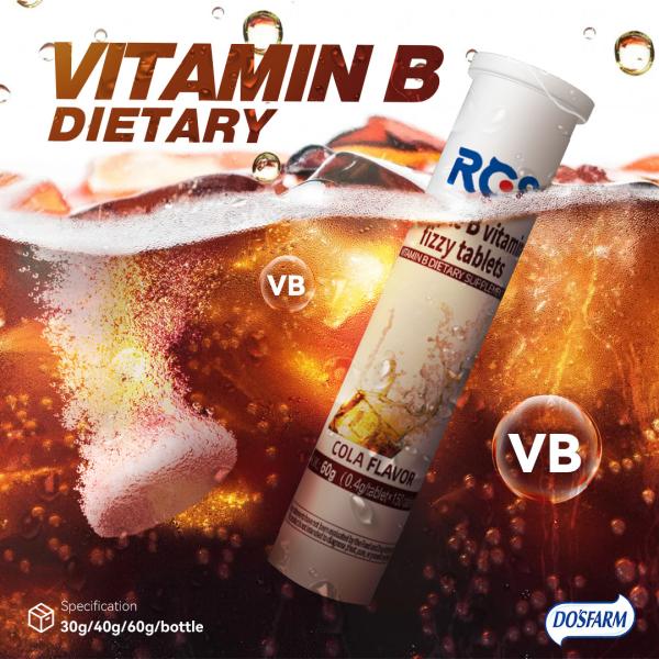 Buy cheap Do's Farm Vitamin B Fizzy Tablet Cola Flavor Tablets VB Tablets Effervescent Tablets from wholesalers