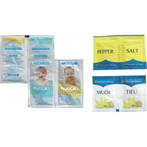 Buy cheap 304SS sachets Form Fill Seal Packing Machine 4 Side Seal Packaging 120ppm from wholesalers