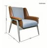 Buy cheap Wholesale Modern Leisure Wooden Indoo Lobby Home Hotel Furniture OEM Factory Chair from wholesalers