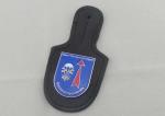 Kommando Leather Pocket Badge And Personalized Leather Keychains With Nickel