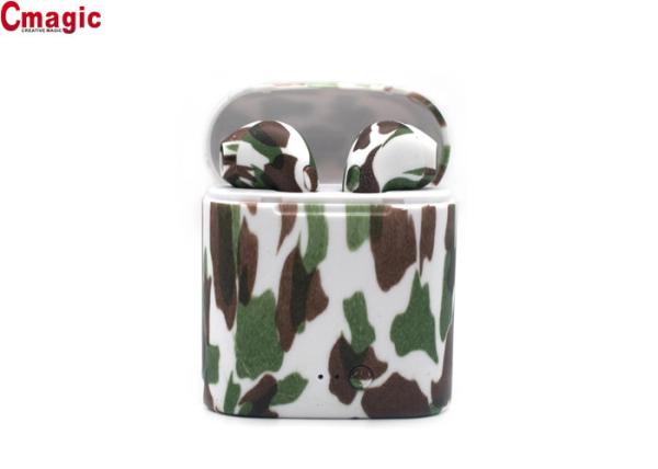Buy cheap DC Charging Bluetooth Earpiece Accessories , Camo I7s TWS Earphone With Full Printing from wholesalers