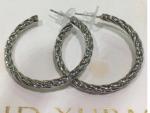 Buy cheap (E-71)Women's Jewelry Silver Plated Twist Cable Hoop Earrings for Women Gift from wholesalers