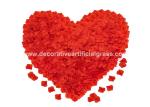 Red Artificial Flower Petals Silk Satin Rose Petals OEM ODM