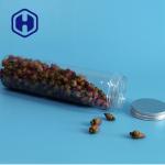 420ml Round Leak Proof Plastic Jar Long Bars Biscuits Packaging With Aluminum