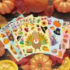 Buy cheap Offset printing Cartoon Face Sticker 80gram Pumpkin Decorating Stickers from wholesalers