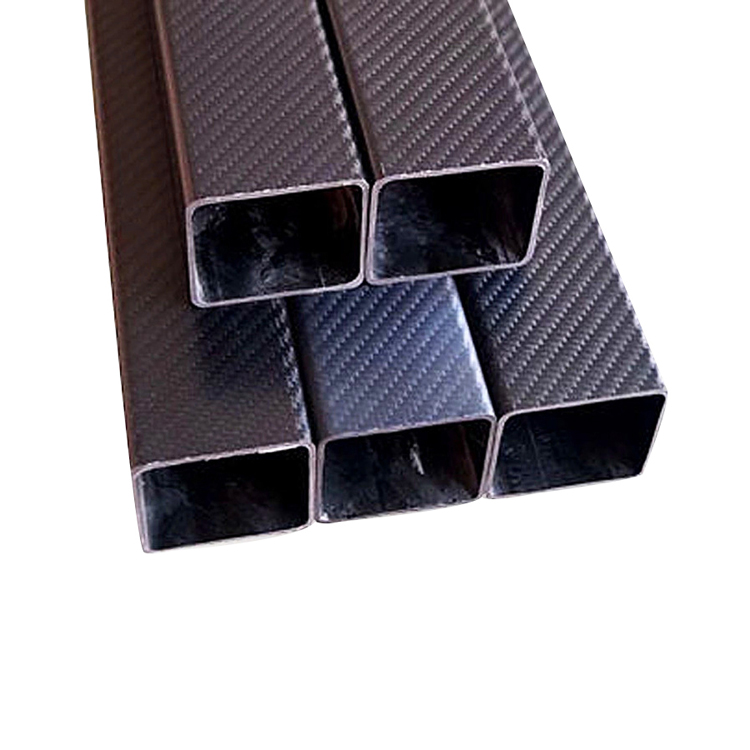Non-volatile 3Mm Square Carbon Fiber Pipe for Shoe Production Process